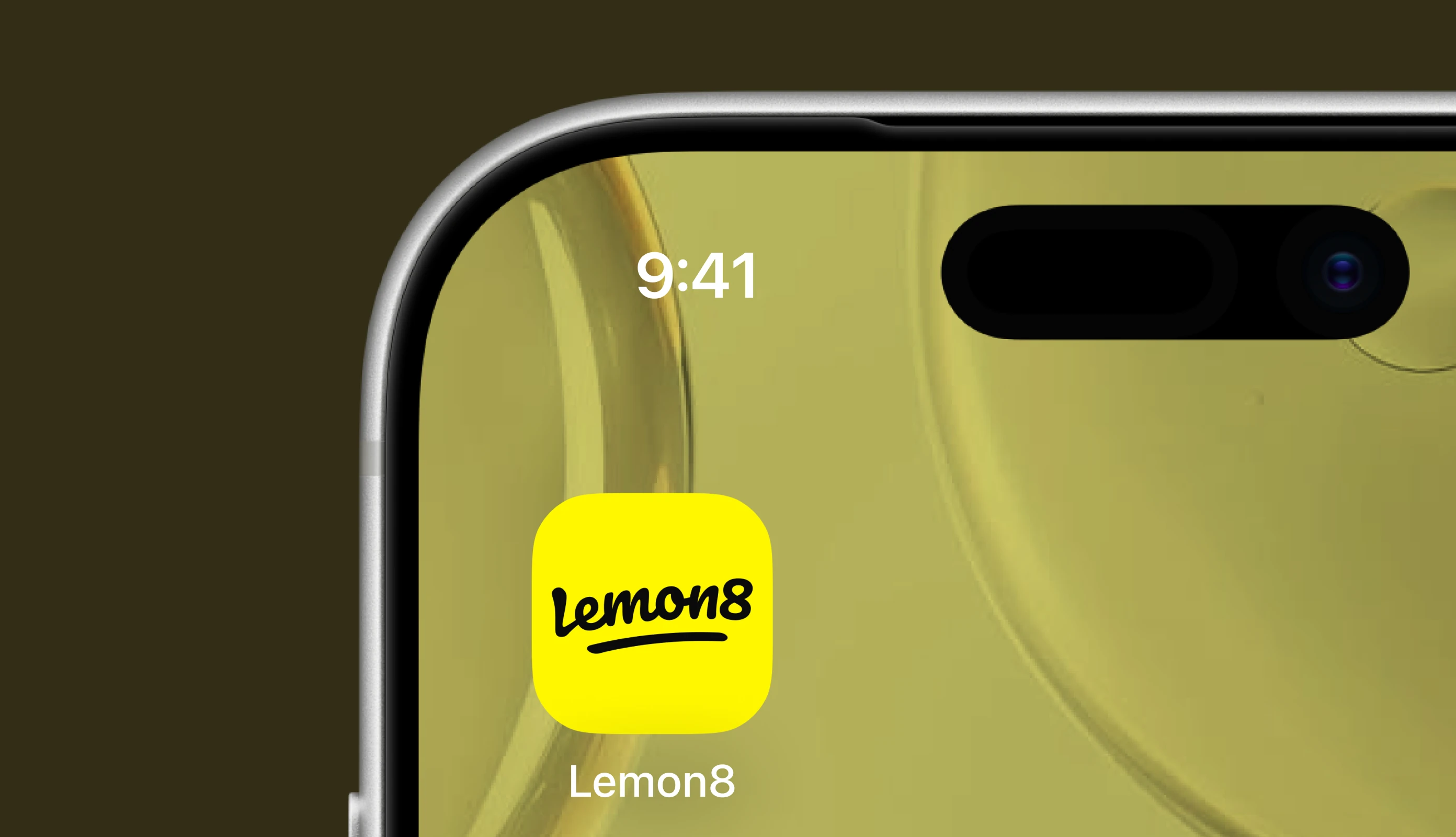 Lemon8 logo on app screen