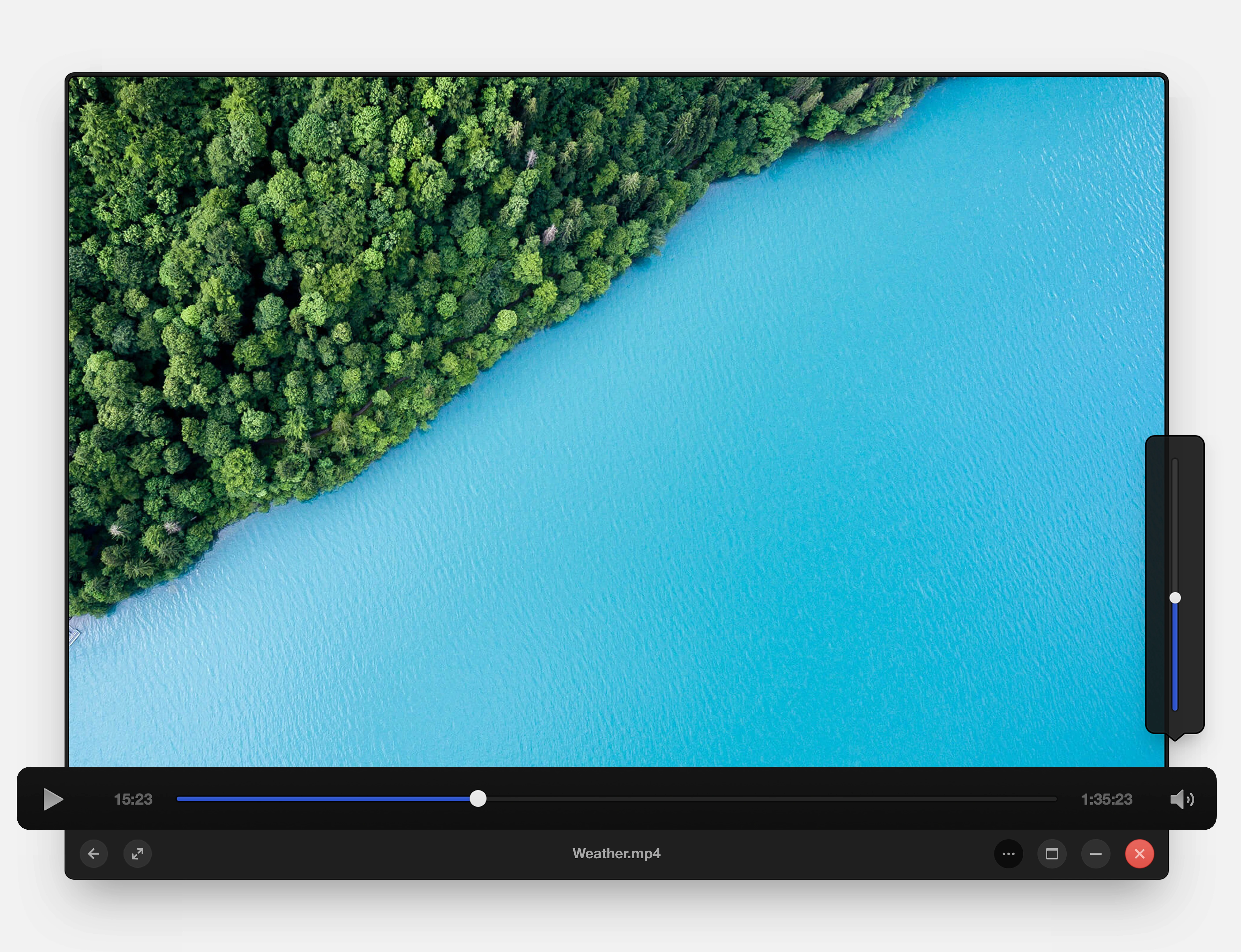 Video player progress bar state