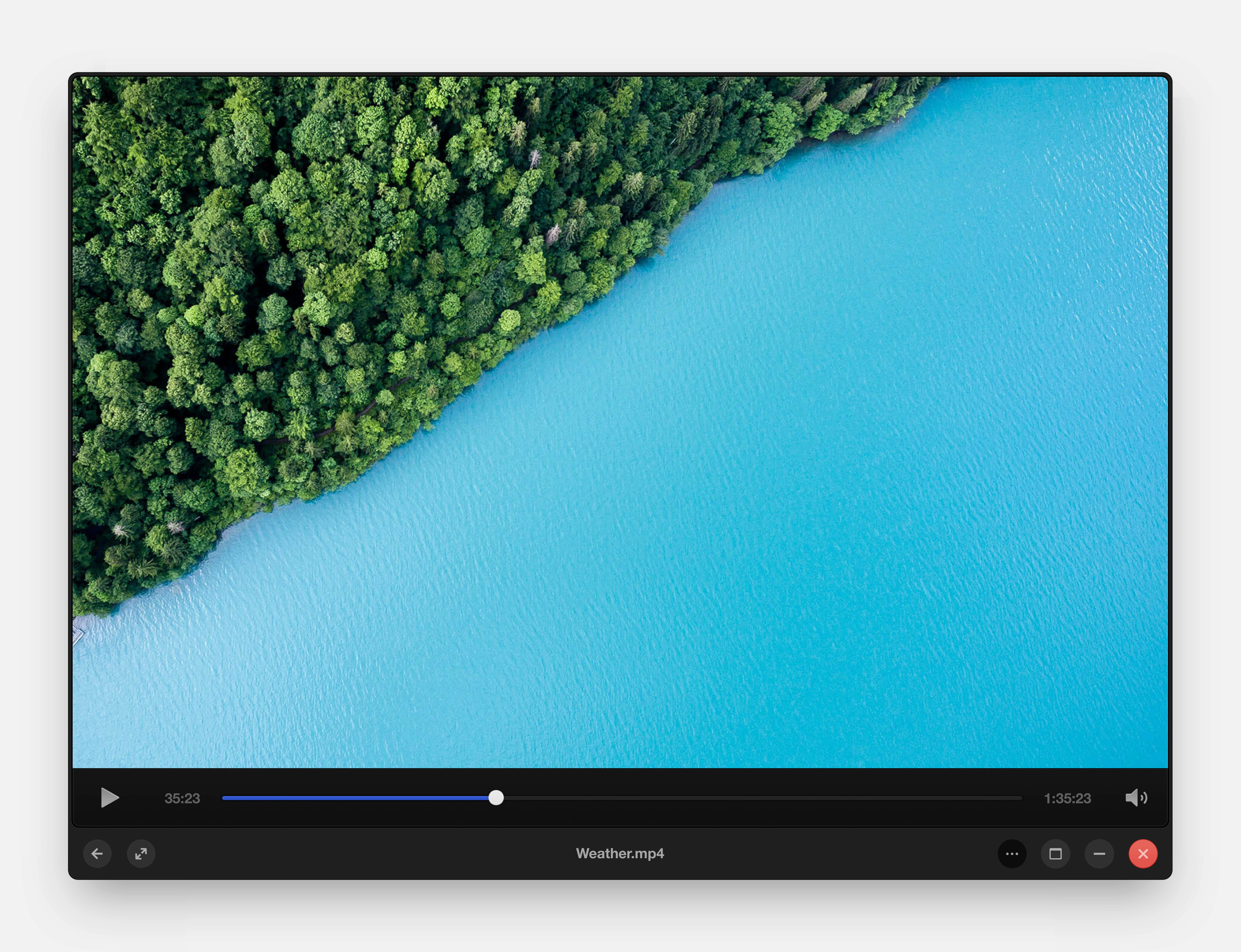 Video player default state